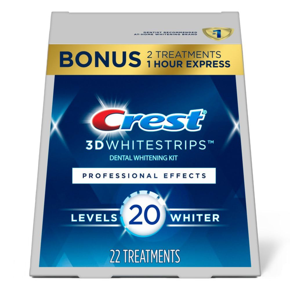 Teeth Whitening Strips 44 Strips (22 Count Pack)